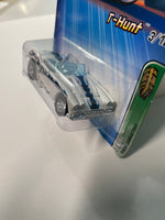 Hot Wheels 1/64 Treasure Hunt 1958 Corvette (Normal Tire) White & Blue