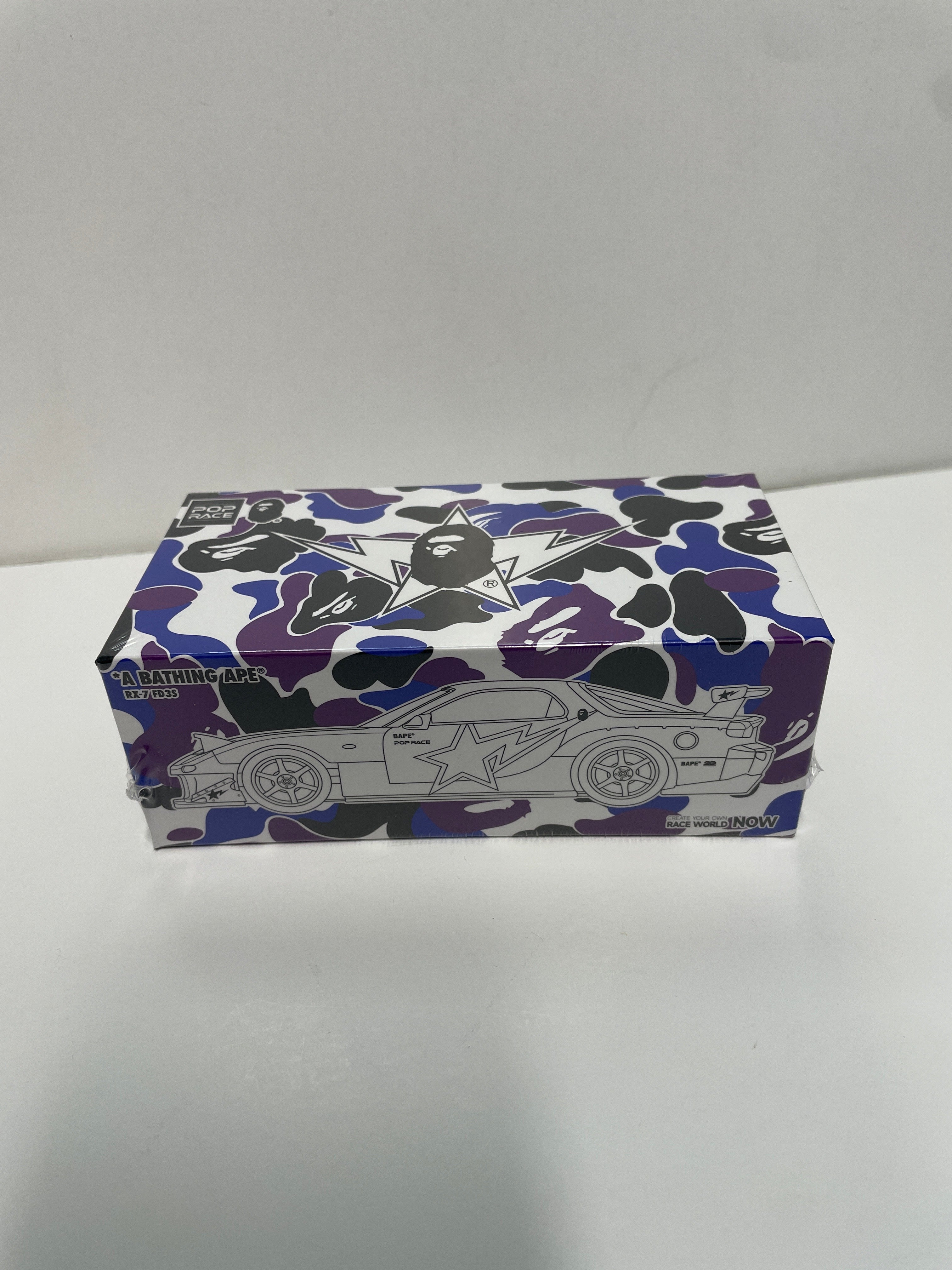 Pop Race x Bape 1/64 Mazda RX-7 FD3S Re-Amemiya Hong Kong 20th