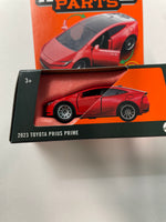 Matchbox 1/64 Moving Parts 2023 Toyota Prius Prime Red