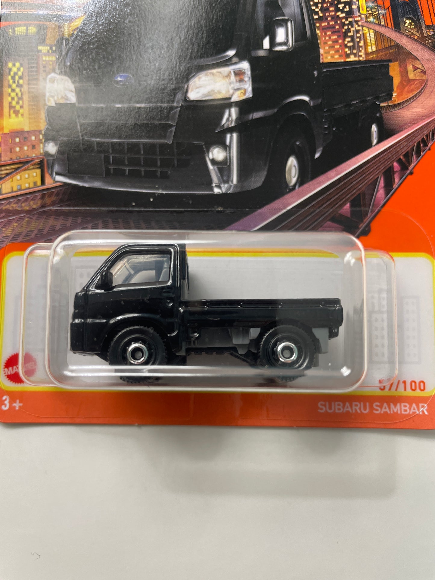 Matchbox 1/64 Subaru Sambar Black