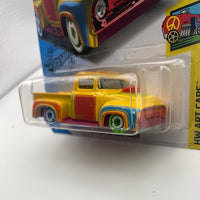 Hot Wheels 1/64 Treasure Hunt Custom ‘56 Ford Truck Yellow