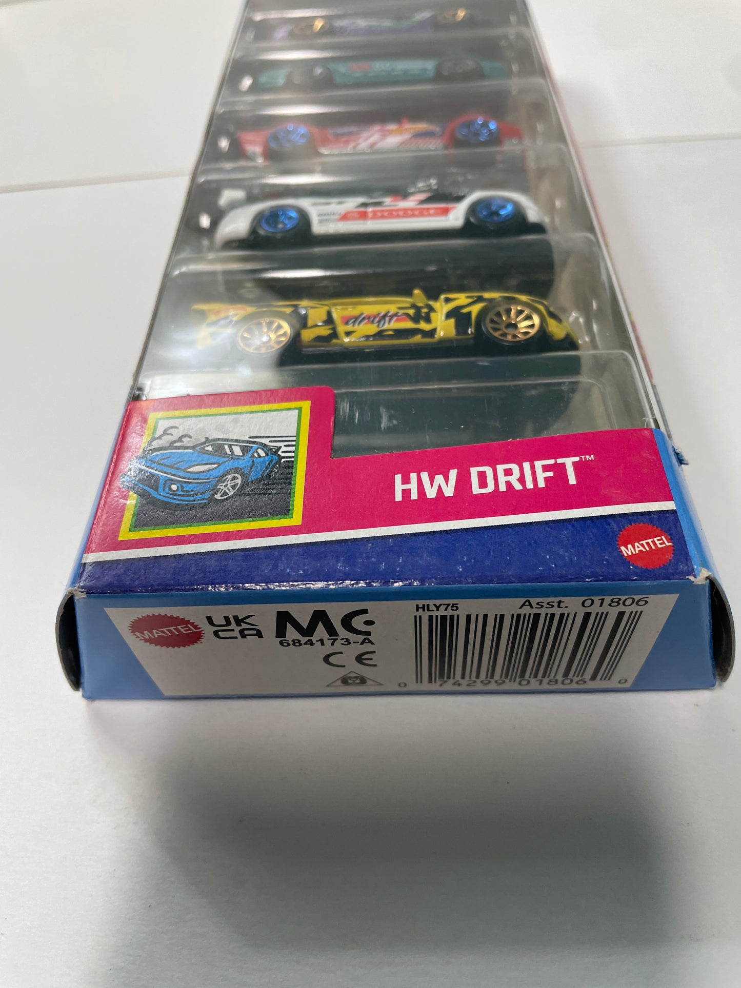 Hot Wheels 1/64 5 Pack Drift - Damaged Box