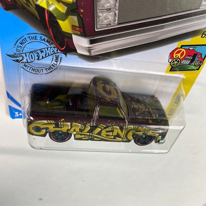 Hot Wheels 1/64 ‘83 Chevy Silverado - HW Art Cars - Damaged Box