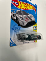 Hot Wheels 1/64 2016 Ford GT Race Grey - Damaged Card