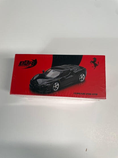 BBR Models 1/64 Ferrari 296 GTB Nero Daytona Black - BBRFER64003