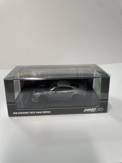 Inno64 1/64 Top Secret Nissan GT-R (R35) IAM Bangkok 2025 Event Edition Grey - IN64-R35TS-IAMBK25