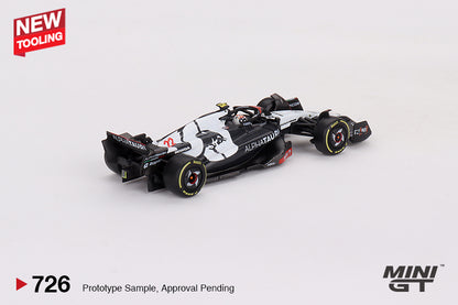Mini GT 1/64 AlphaTauri AT04 #22 2023 F1 2023 Australian GP Yuki Tsunoda Black