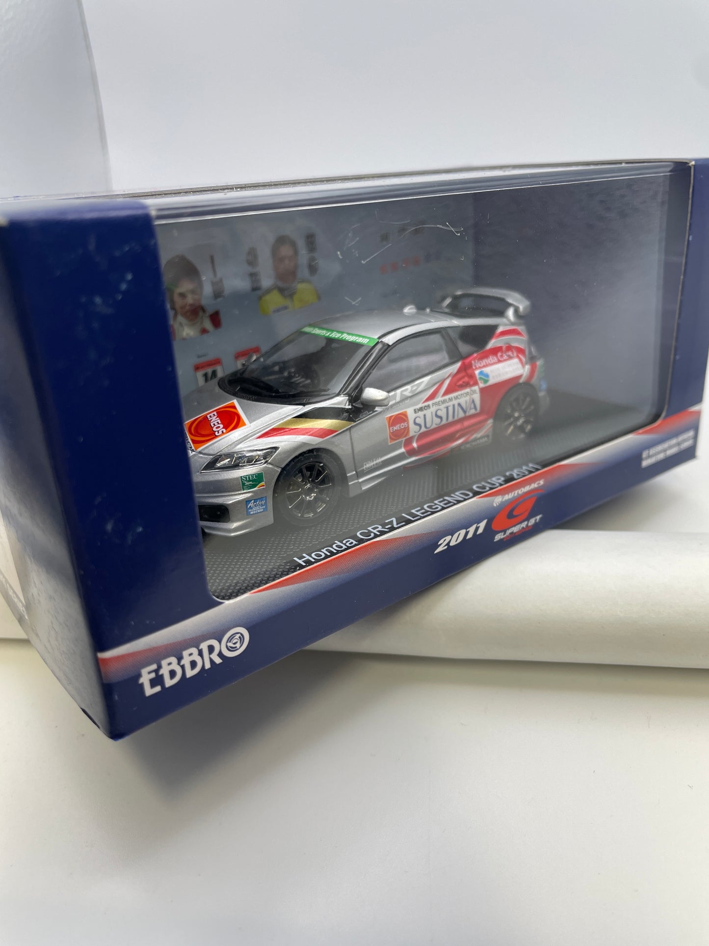 Ebbro 1/43 Honda CR-Z Legend Cup 2011 Silver