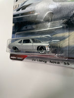 Hot Wheels 1/64 Fast & Furious Fast Superstars ‘70 Chevy Nova SS Silver