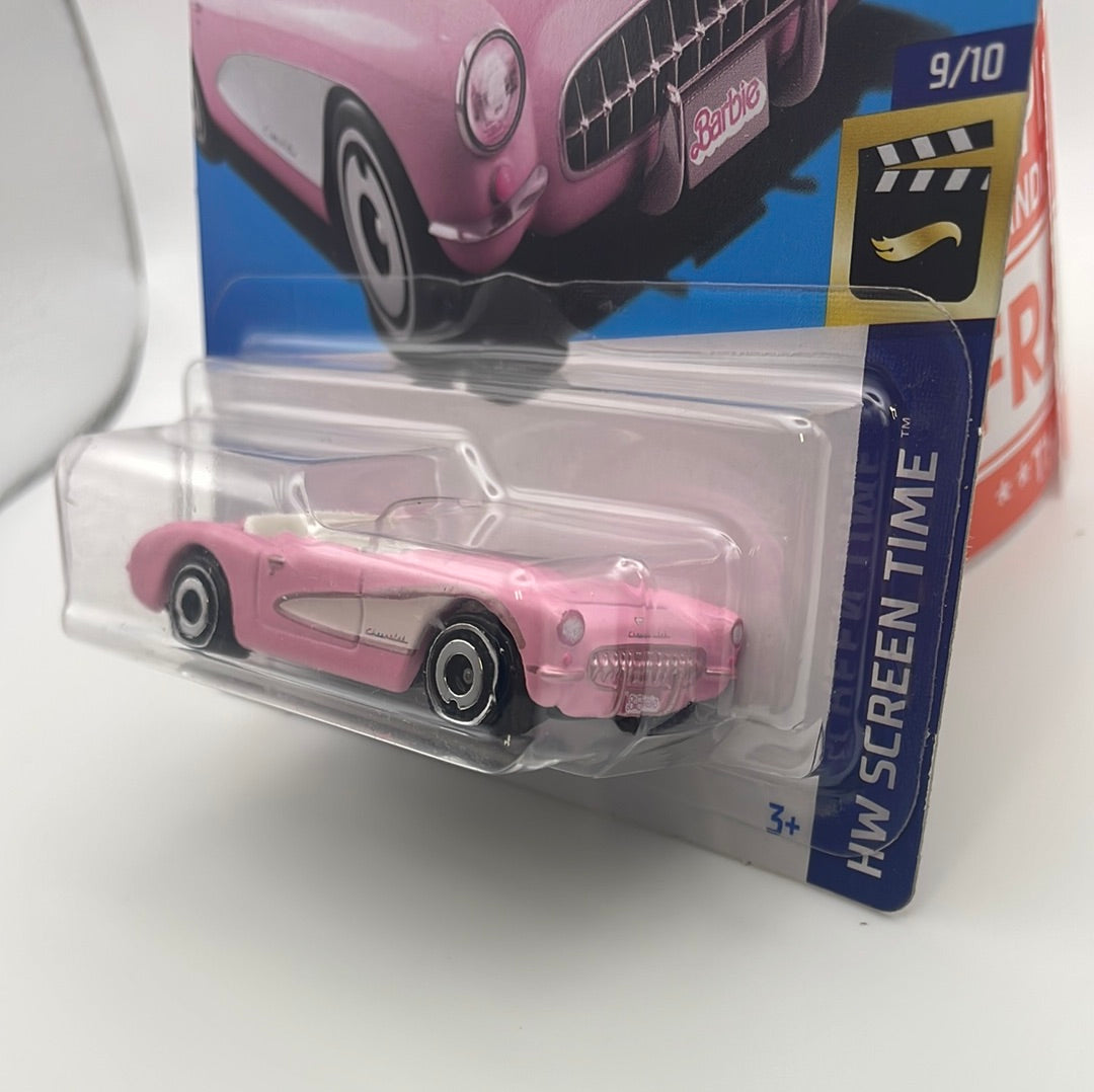 *Japan Card* Hot Wheels 1/64 1956 Corvette Pink
