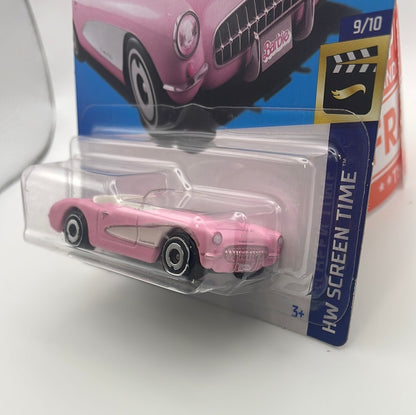 *Japan Card* Hot Wheels 1/64 1956 Corvette Pink