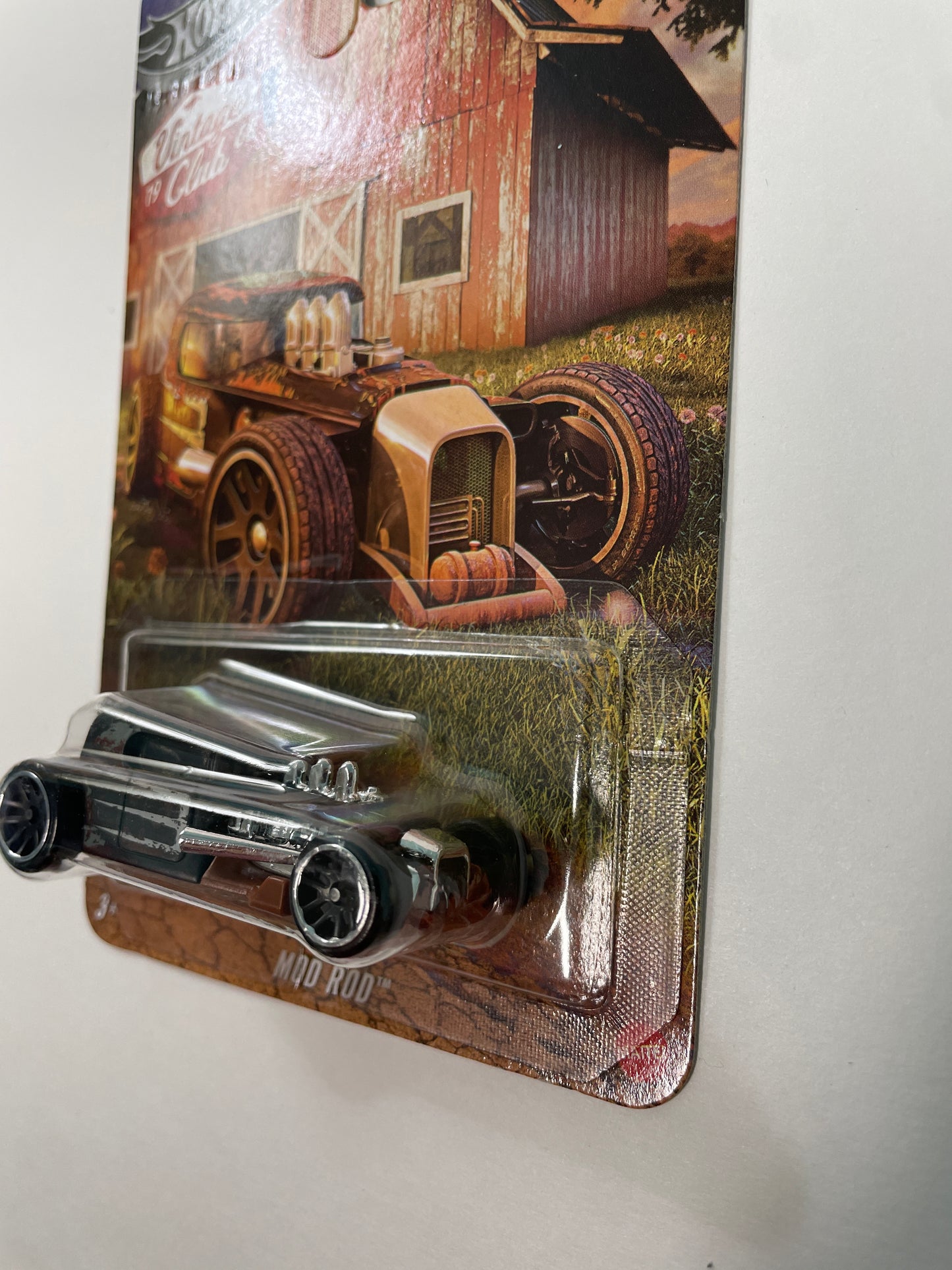 Hot Wheels 1/64 Silver Series Vintage 1968 Club Mod Rod  Black - JKY33