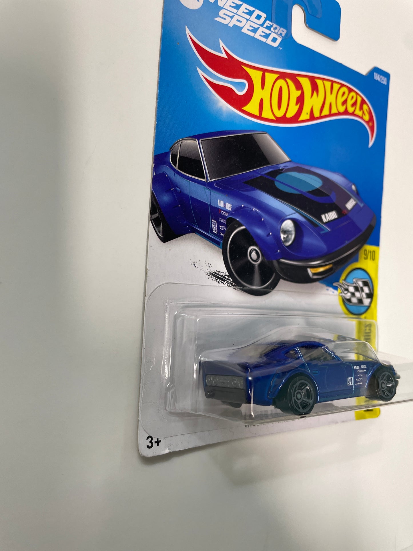 Hot Wheels 1/64 Nissan Fairlady Z Need For Speed Blue - Damaged Card