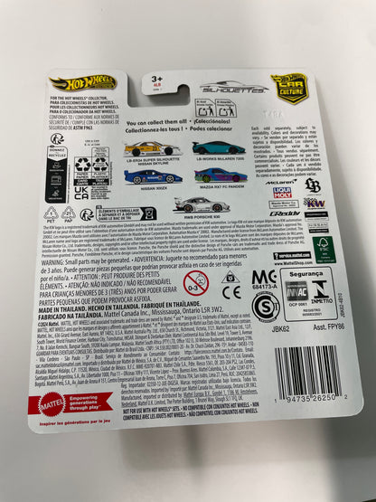 *Chase* Hot Wheels 1/64 Car Culture Silhouettes LB-Works McLaren 720S Black - JBK62