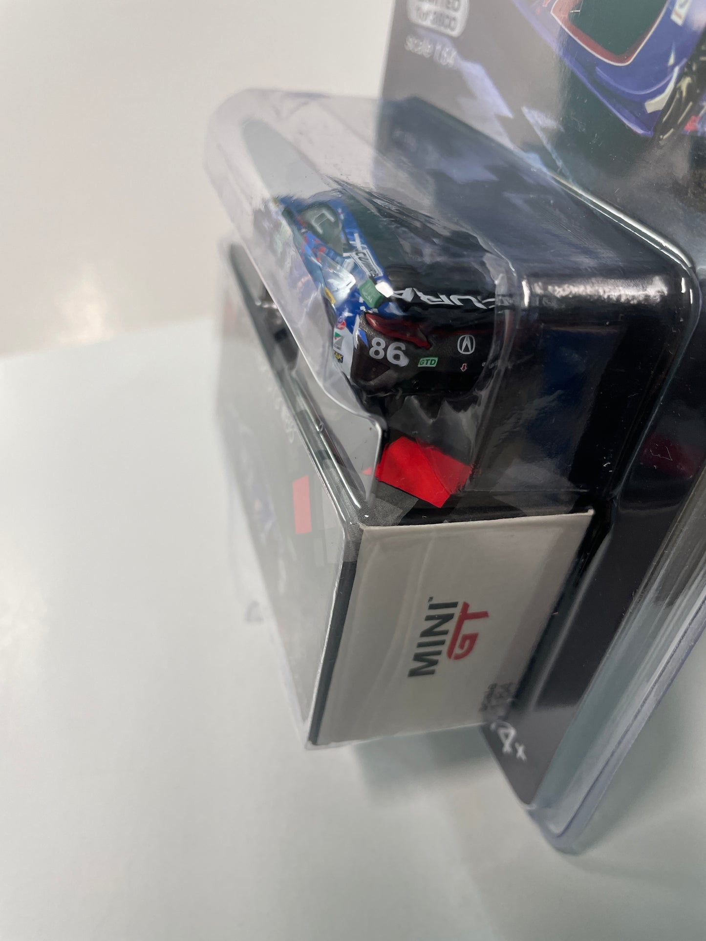 Mini GT 1/64 Mijo Exclusives USA Exclusive Acura NSX GT3 #86 2017 IMSA Watkins Glen Blue