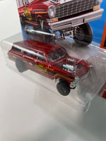 Hot Wheels 1/64 ‘64 Nova Wagon Gasser Short Card Red