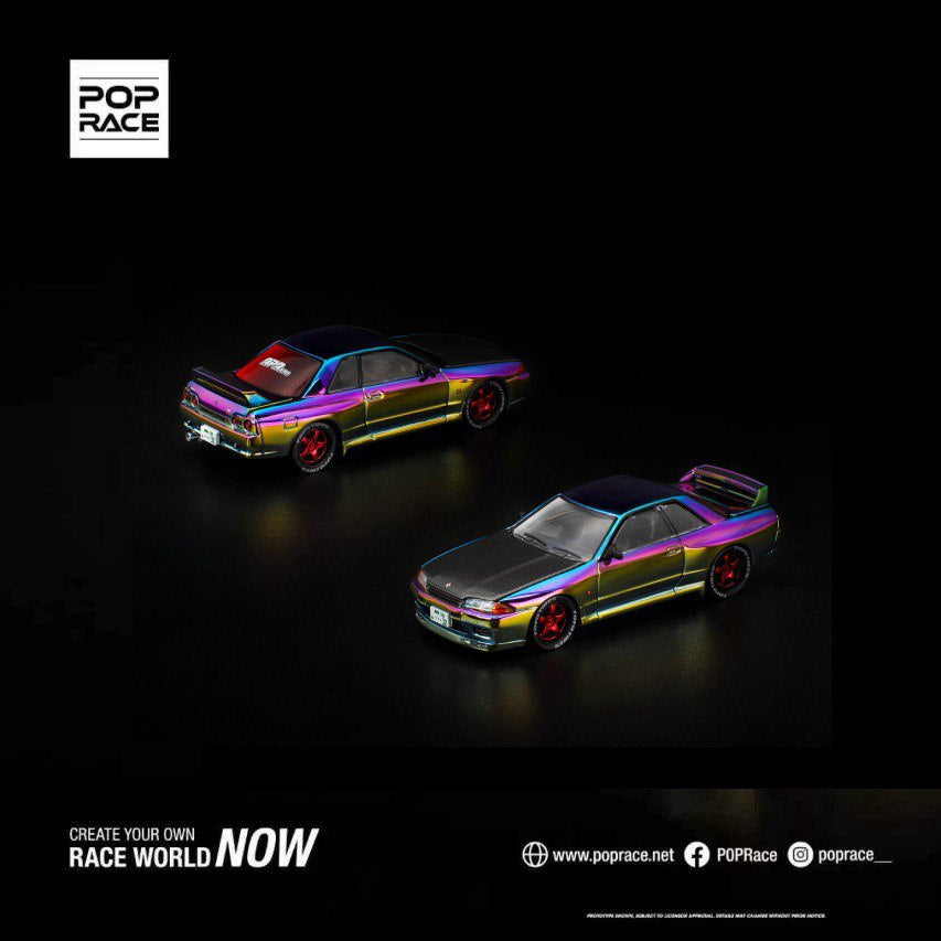 Pop Race 1/64 APA XPO 2025 Exclusive Model Nissan Skyline GT-R (BNR32) - S23-APAxpo2025