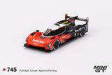 Mini GT 1/64 Cadillac V-Series.R #31 Whelen Engineering Cadillac Racing 2023 IMSA Sebring 12 Hrs Winner Red & Black