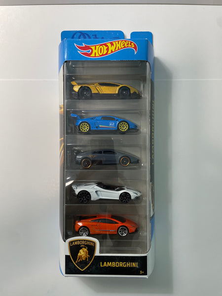 Hot Wheels 1/64 5 Pack Lamborghini