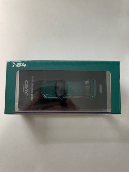 Inno64 1/64 Honda Civic Ferio Si (EK) Green- IN64-EKS-GREEN