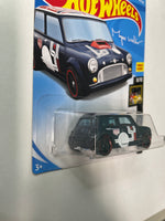 Hot Wheels 1/64 Morris Mini Dark Blue - Damaged Card