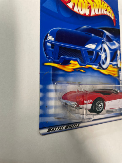 Hot Wheels 1/64 Austin Healey Red - Damaged Car & Box (Read description)