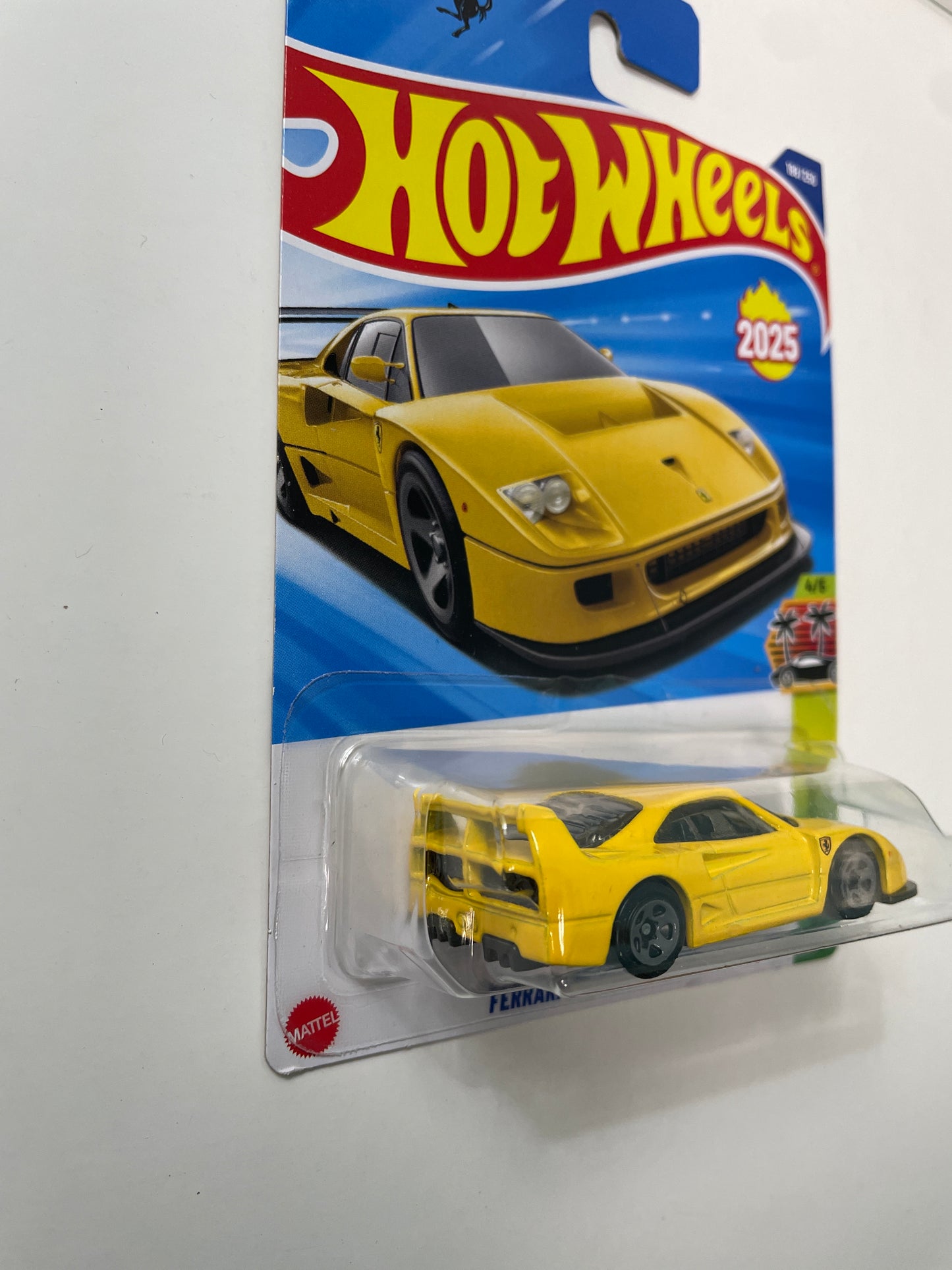 *Japan Card* Hot Wheels 1/64 Ferrari F40 Competizione Yellow