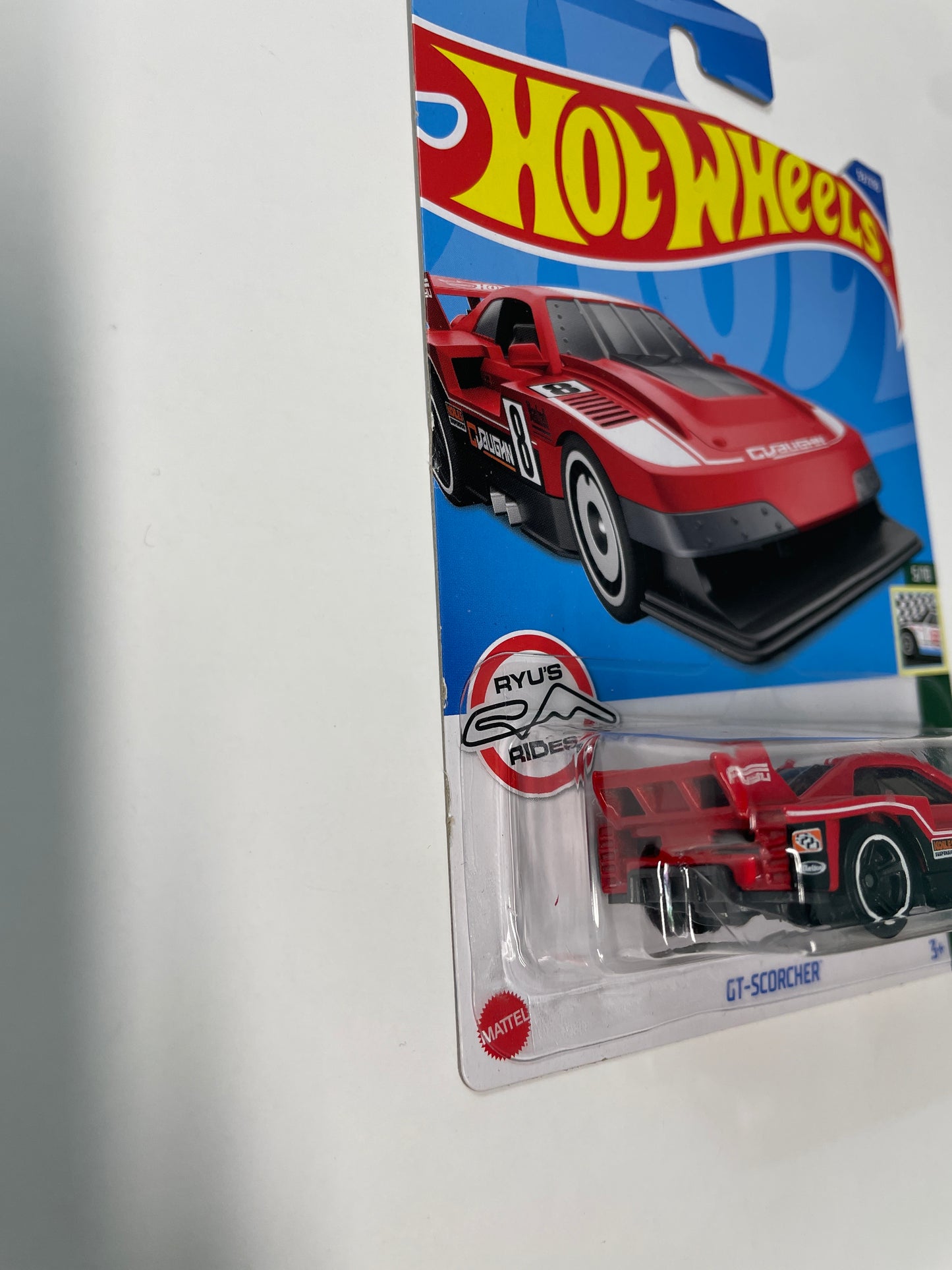 Hot Wheels 1/64 GT-Scorcher Red - Damaged Box