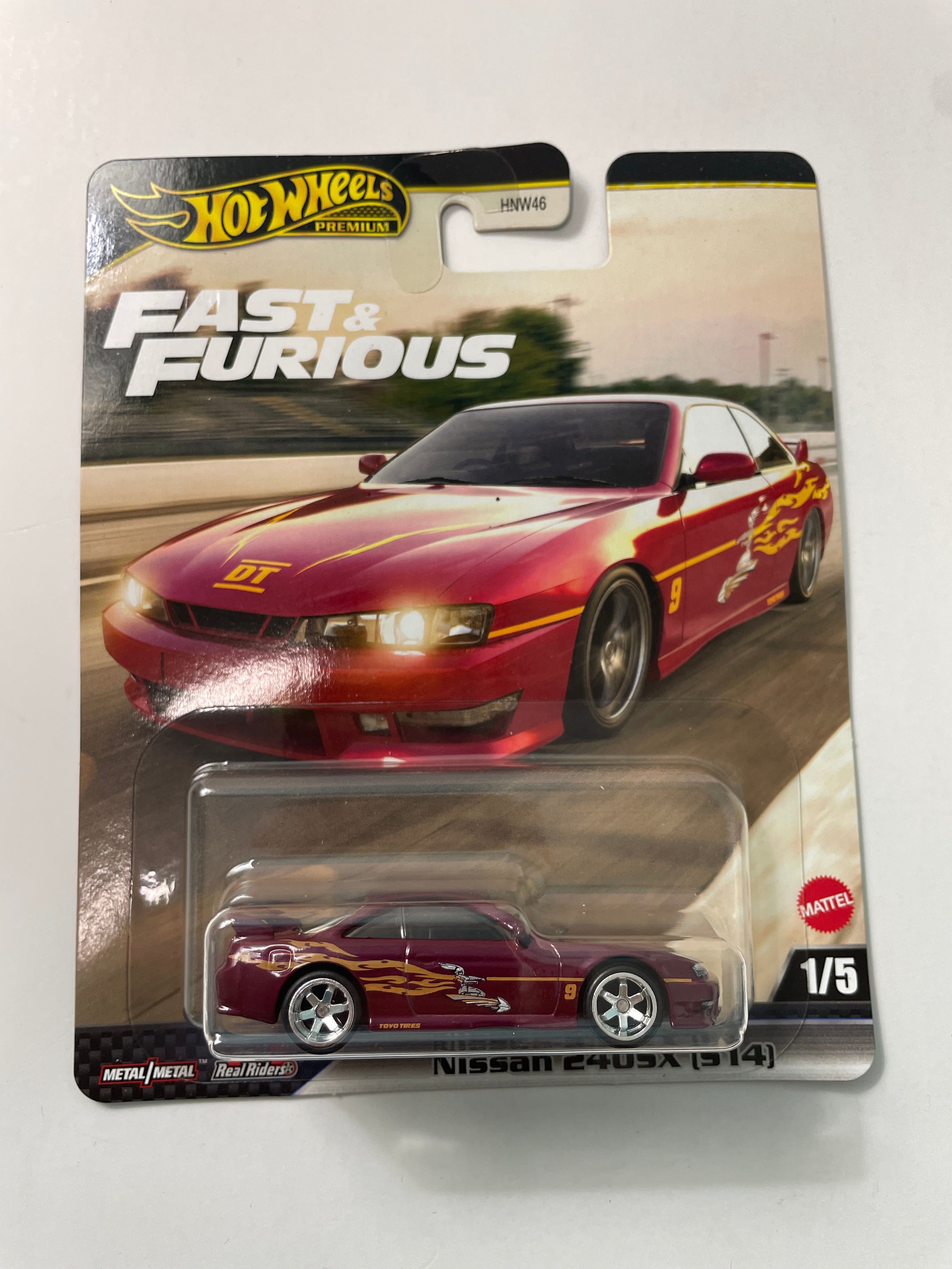 Hot Wheels 1/64 Fast & Furious Mix L Nissan 240sx (S14) Red