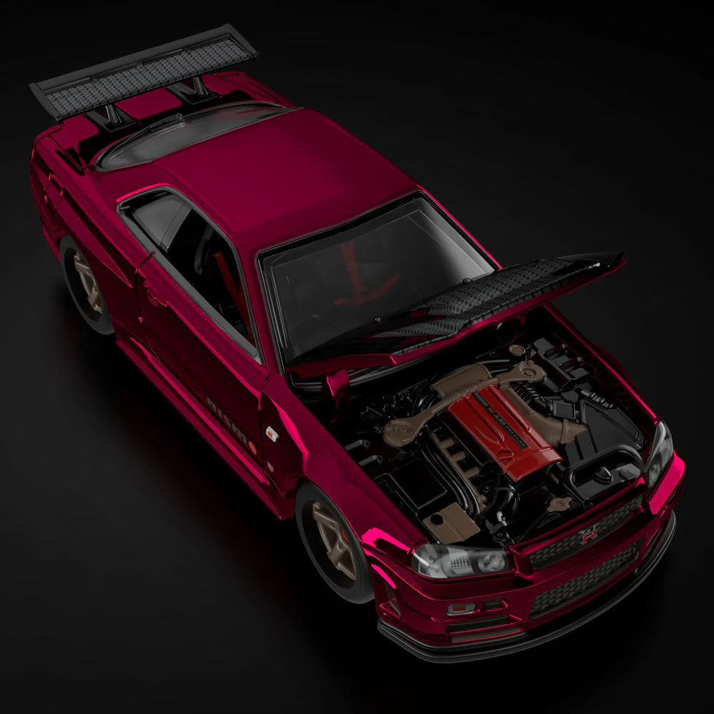 Hot Wheels 1/64 RLC 2024 Selections Car Nissan Skyline GT-R (BNR34) Red