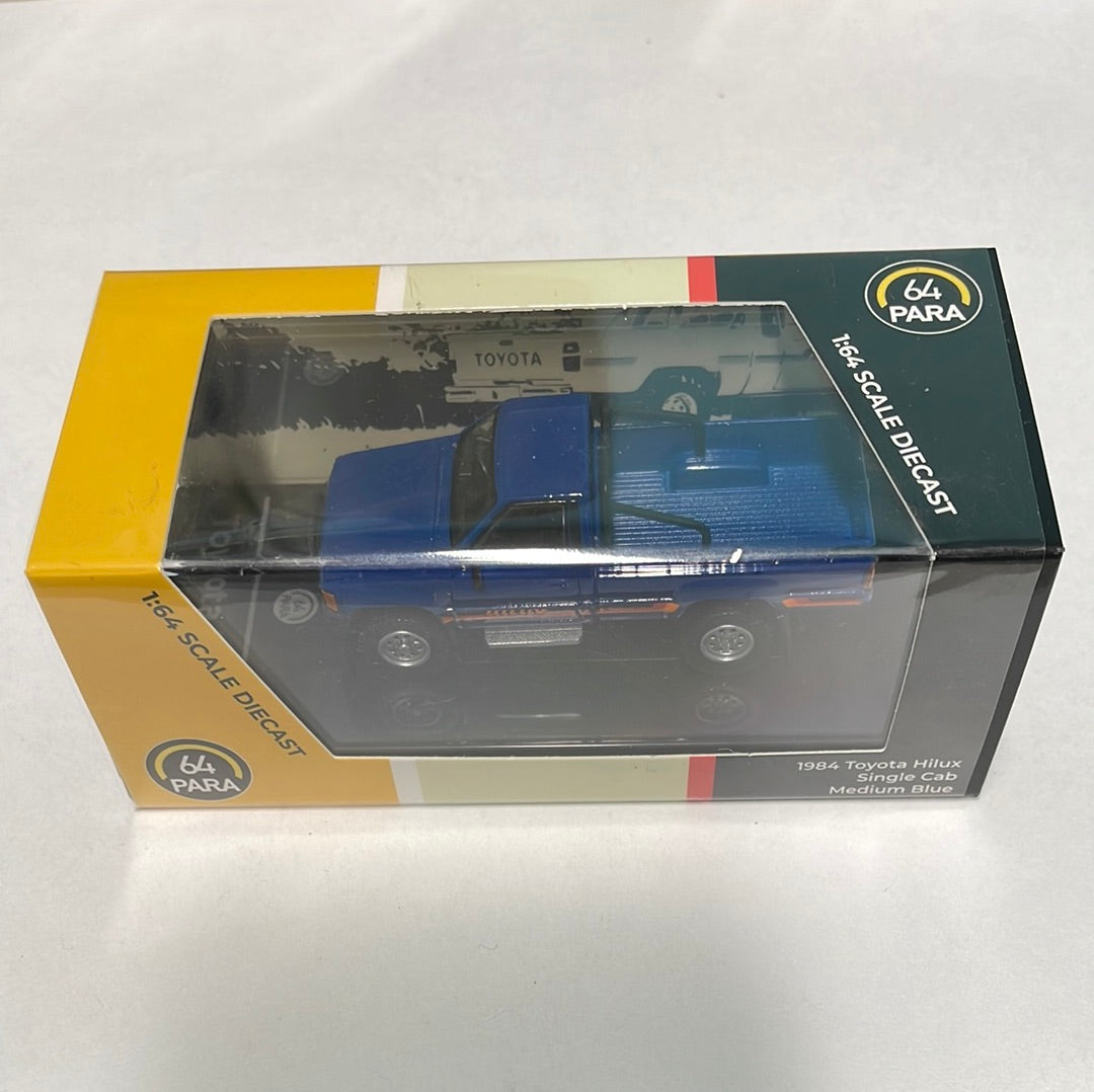 Para64 1/64 1984 Toyota Hilux Single Cab Medium Blue