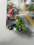 Hot Wheels 1/64 Mario Kart Yoshi w/ Pipe Frame Green