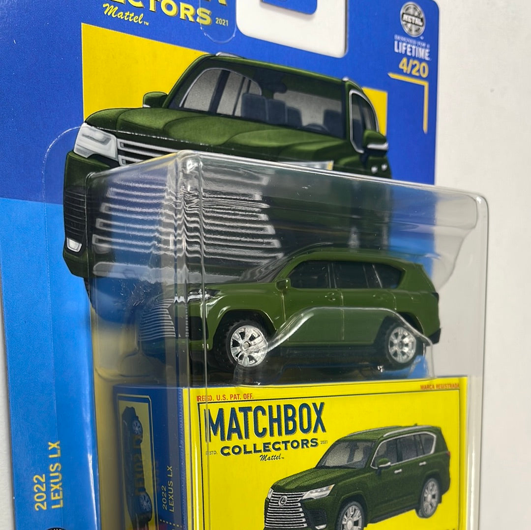 Matchbox Collectors 1/64 2022 Lexus LX Green