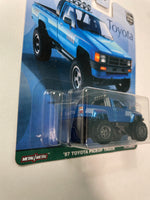 Hot Wheels 1/64 Car Culture ‘87 Toyota Pickup Truck Blue