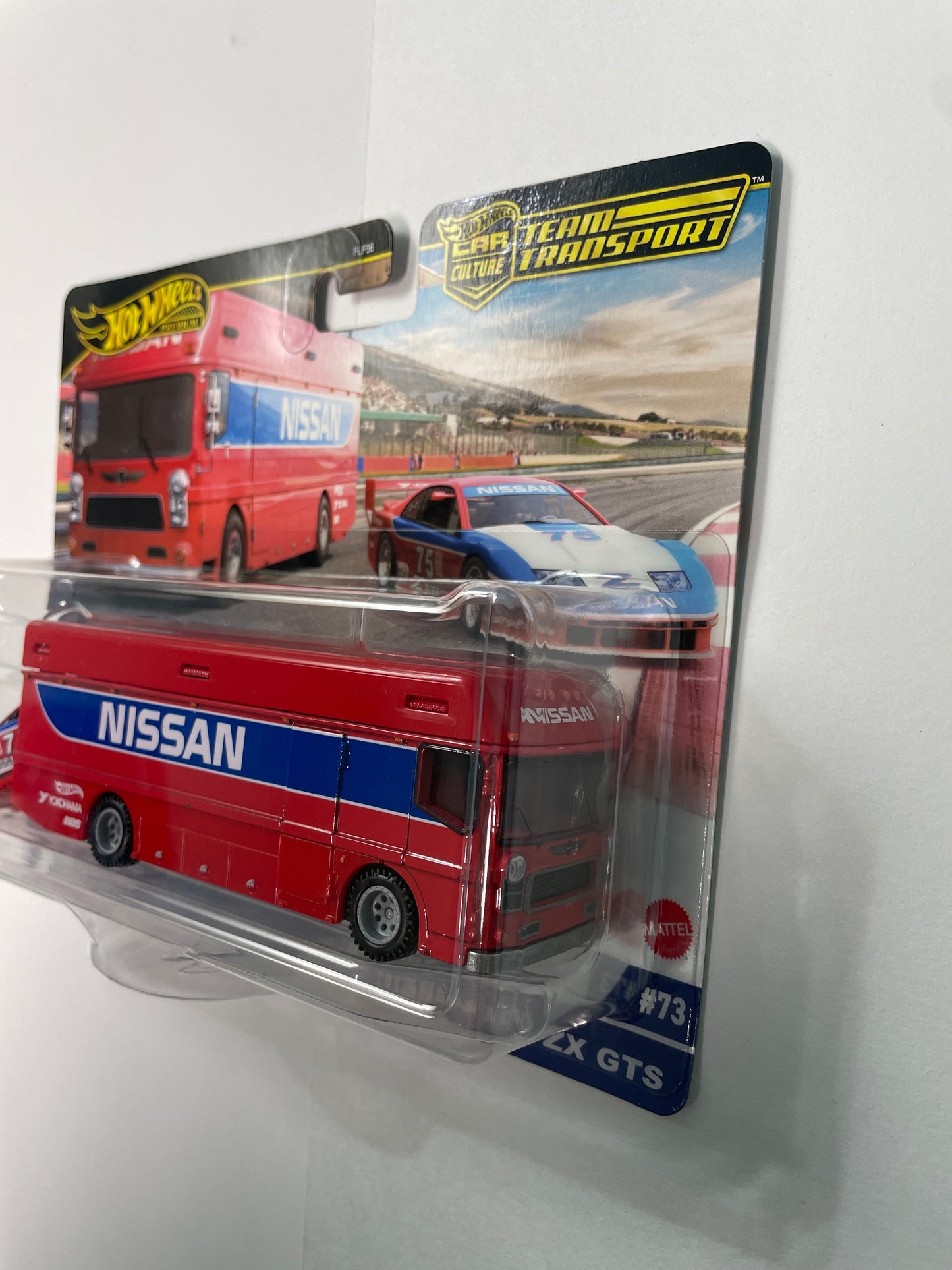 Hot Wheels 1/64 Car Culture Team Transport Euro Hauler w/ ‘94 Nissan 300 ZX GTS - Damaged Card
