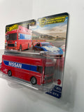 Hot Wheels 1/64 Car Culture Team Transport Euro Hauler w/ ‘94 Nissan 300 ZX GTS