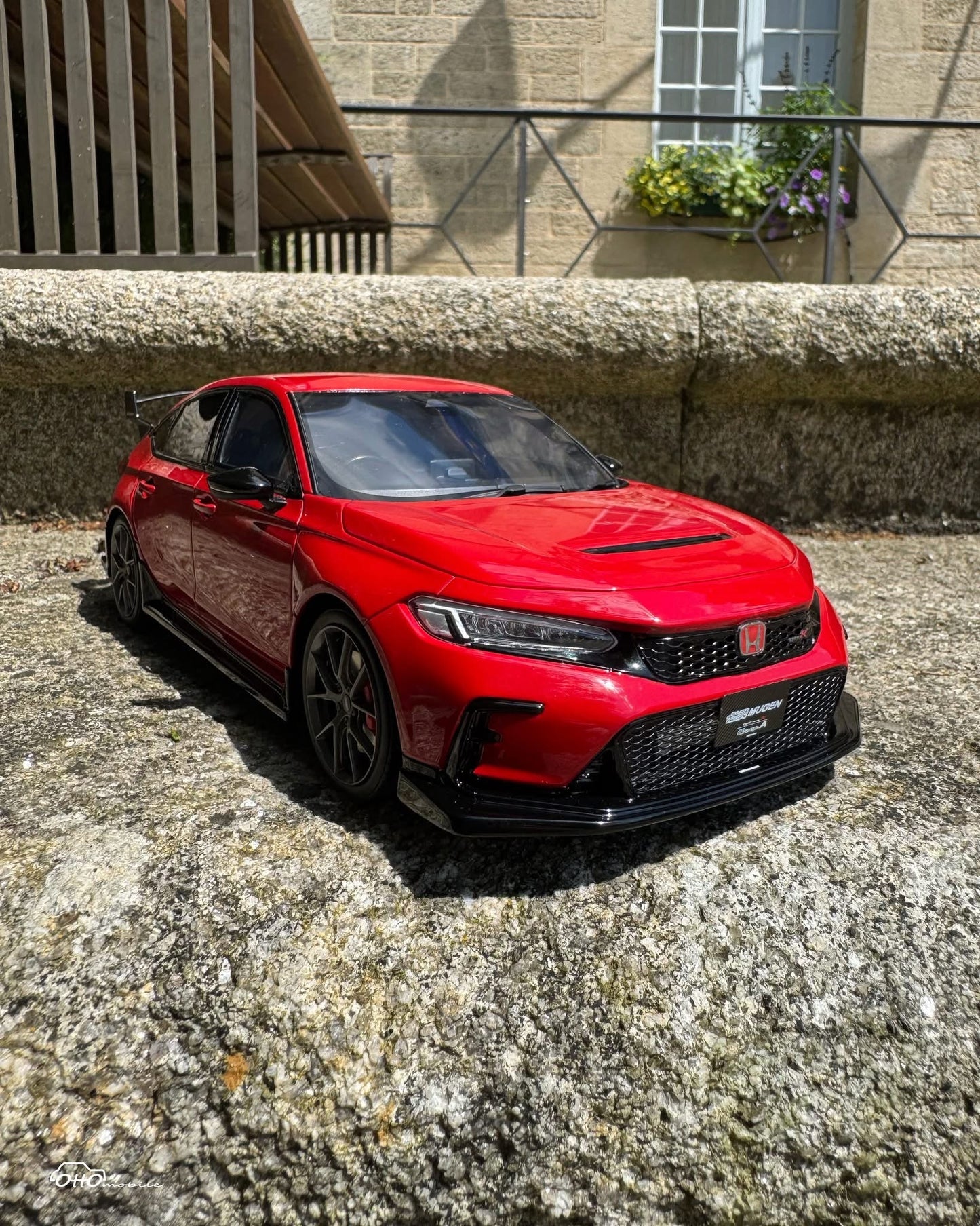 Otto Mobile 1/18 Honda Civic Type R FL5 Mugen Resin Series Red