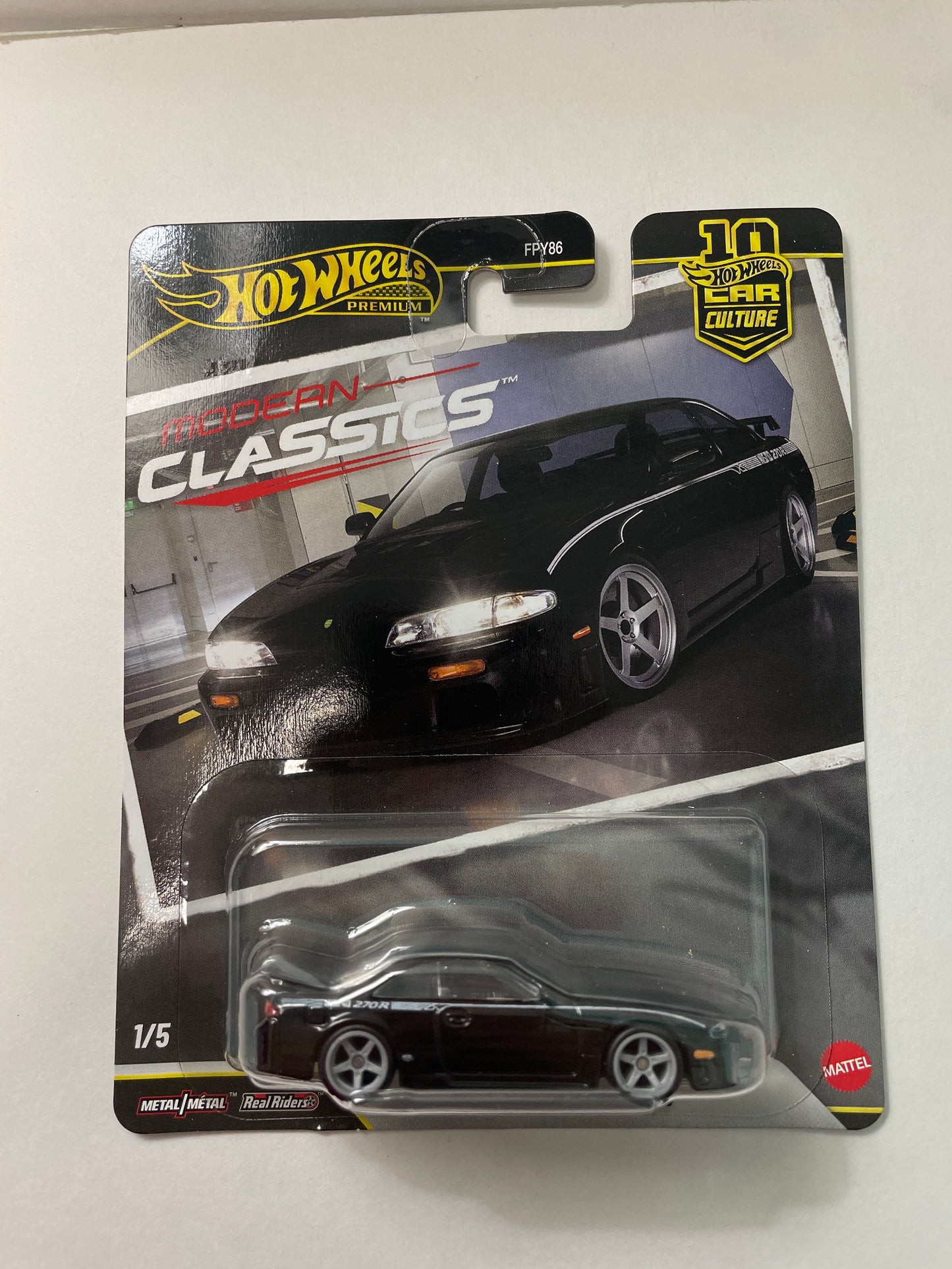 Hot Wheels 1/64 Car Culture Modern Classics 2026 Mix S 1994 Nissan Nismo 270R (S14) Black - JKD99 - Damaged Box