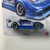 Hot Wheels 1/64 J-Imports Acura NSX Blue - Damaged Card