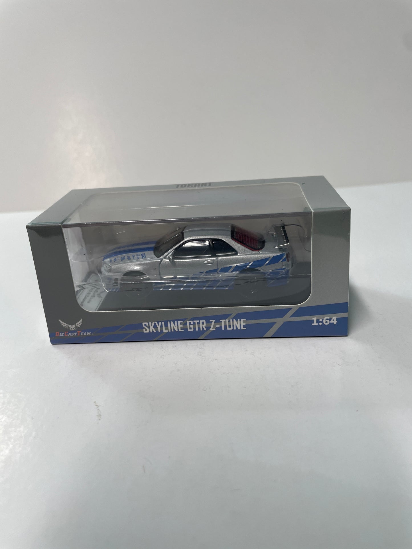 DCT 1/64 Fast and Furious Nissan Skyline GTR Z-Tune Silver & Blue