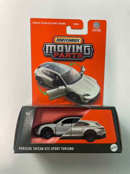 Matchbox 1/64 Moving Parts Porsche Taycan GTS Sport Turismo Grey