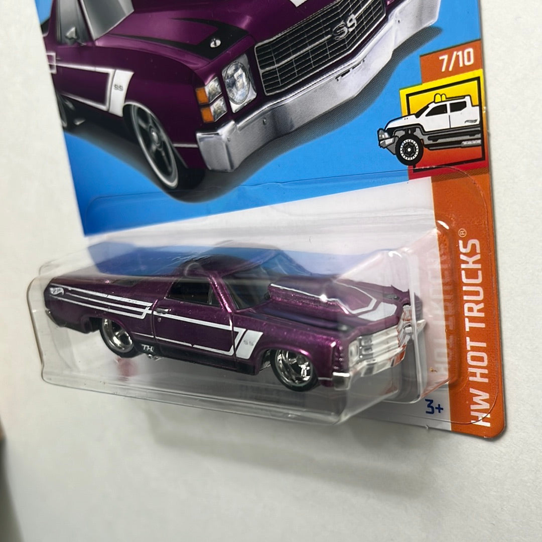 Hot Wheels Super Treasure Hunt '71 Chevy El Camino Purple – Flipn