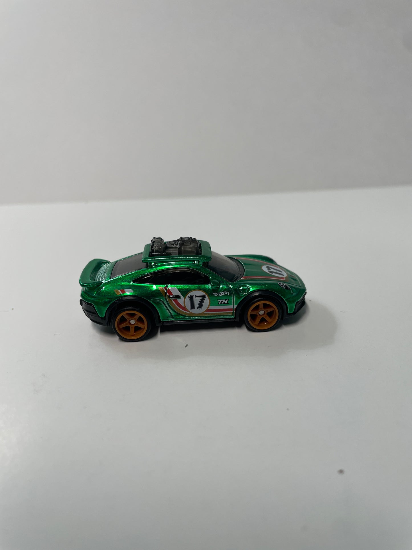 *Loose* Hot Wheels 1/64 Super Treasure Hunt Porsche 911 Rallye Dakar Green
