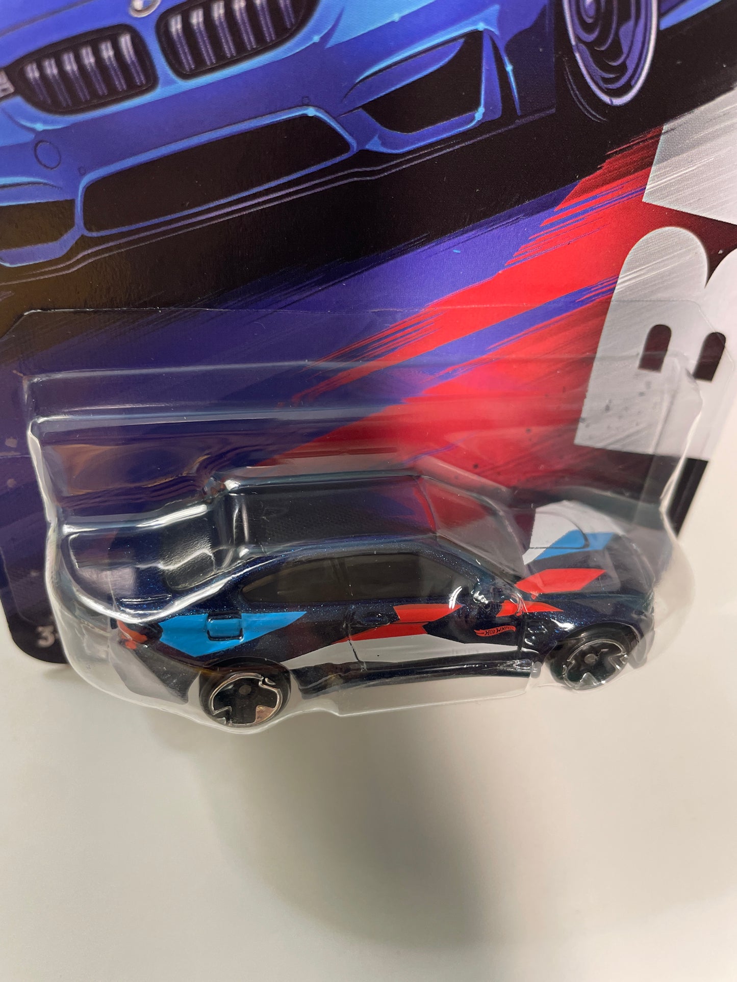 Hot Wheels 1/64 BMW Silver Series BMW M4 Blue