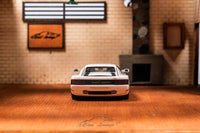 Cars Lounge 1/64 Ferrari Testarossa White