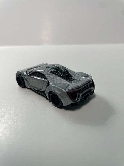 *Loose* Hot Wheels 1/64 Premium Car Culture Team Transport Lykan Hypersport Silver