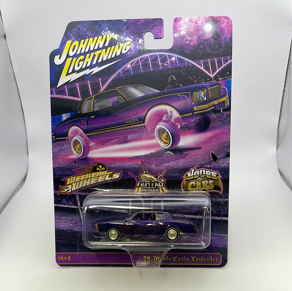 Johnny Lightning 1/64 Weekend Of Wheels 78 Monte Carlo Lowrider Purple