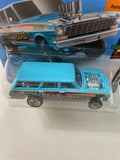 Hot Wheels 1/64 ‘64 Nova Wagon Gasser Short Card Blue