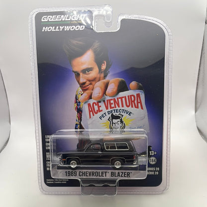 Greenlight 1/64 Hollywood Ace Ventura 1989 Chevrolet Blazer Black
