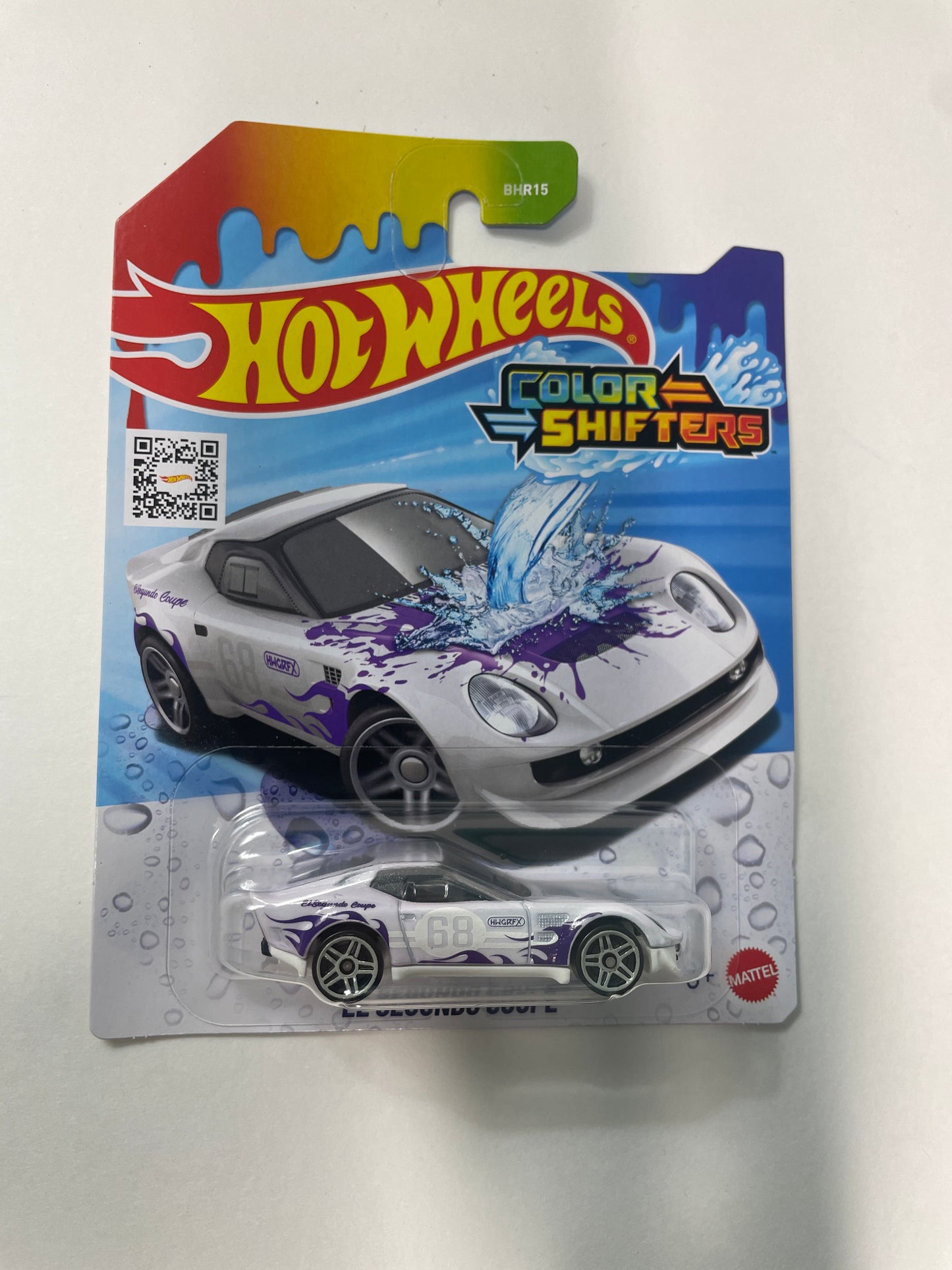 Hot Wheels 1/64 Color Shifters El Segundo Coupe White & Purple